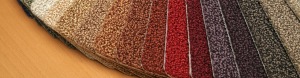 Different shades of carpeting
