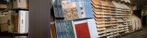 many swatches of carpet