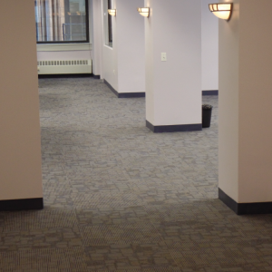 new carpet in new building