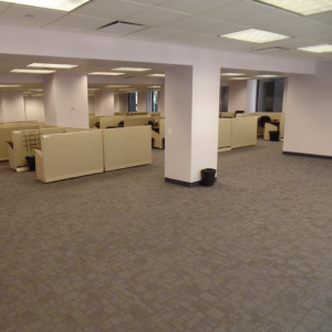 new carpet in office space