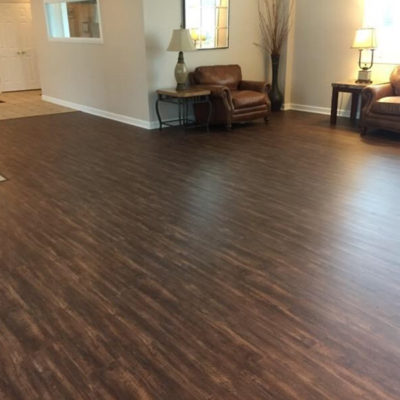 Duncan Flooring Residential Projects Living Room With Dark Wood Flooring