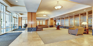 Lobby-with-marble-flooring